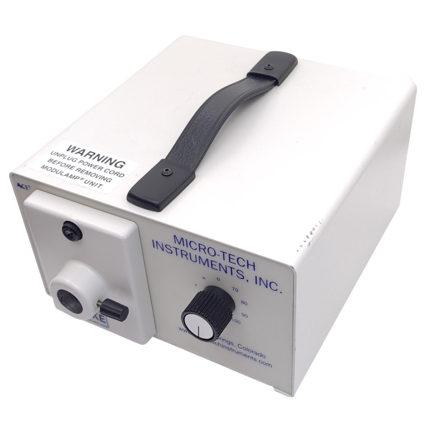 Used Micro Tech 20500./19 EKE Microscope Illuminator, 115-120VAC 3A In, 150W 40000fc