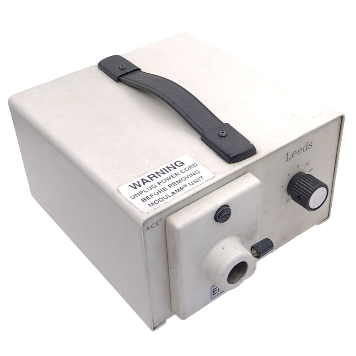 Used Leeds LR92240 EKE Microscope Fiber Optic Illuminator, 115-120VAC 3A 150W 40000fc