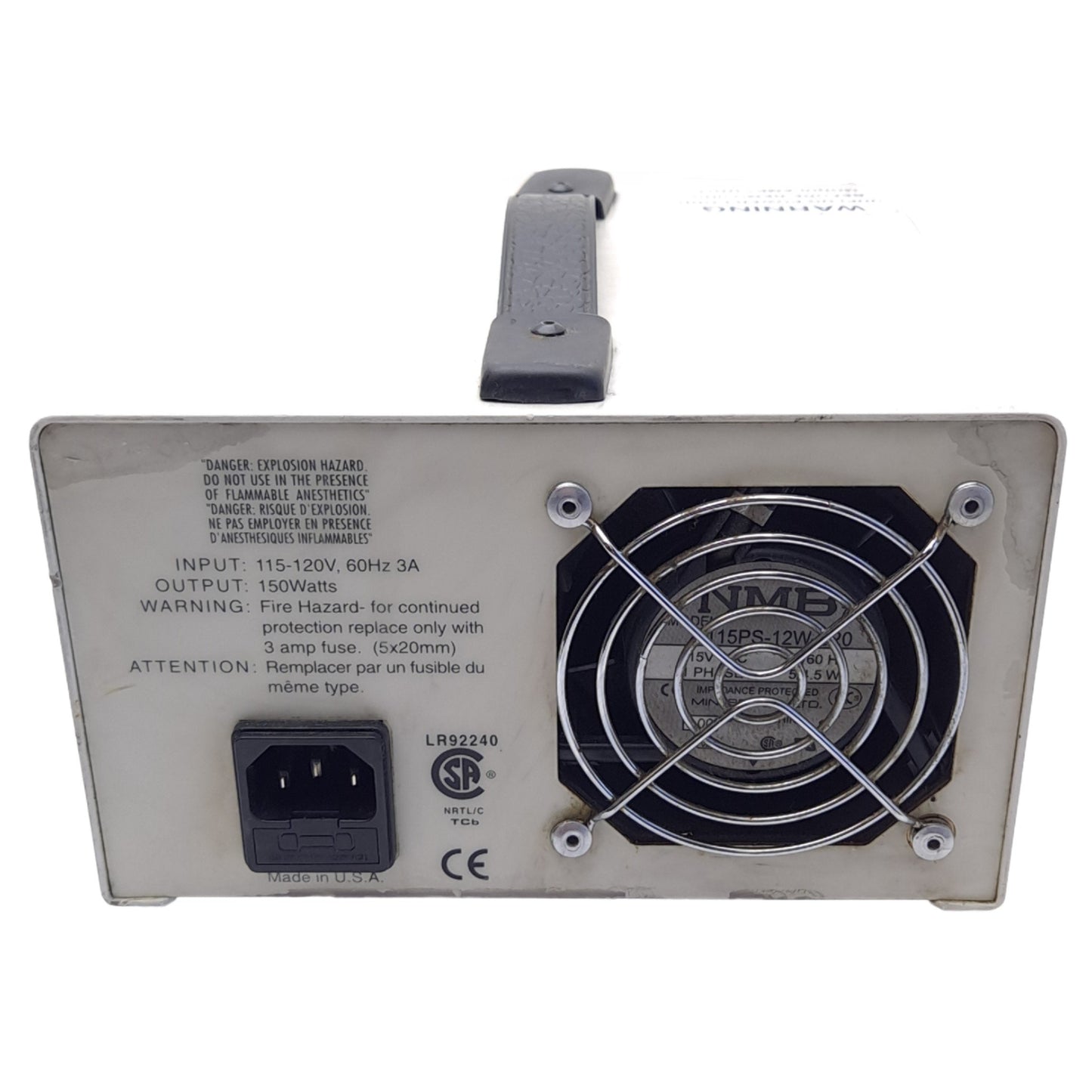 Used Leeds LR92240 EKE Microscope Fiber Optic Illuminator, 115-120VAC 3A 150W 40000fc