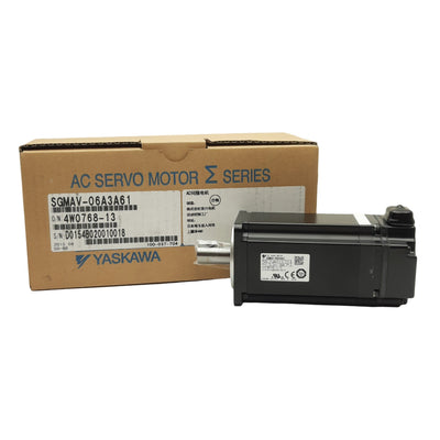 New Yaskawa SGMAV-06A3A61 Sigma 5 Servo Motor 550W, 200VAC 3.8A, 3000RPM, 1.75Nm
