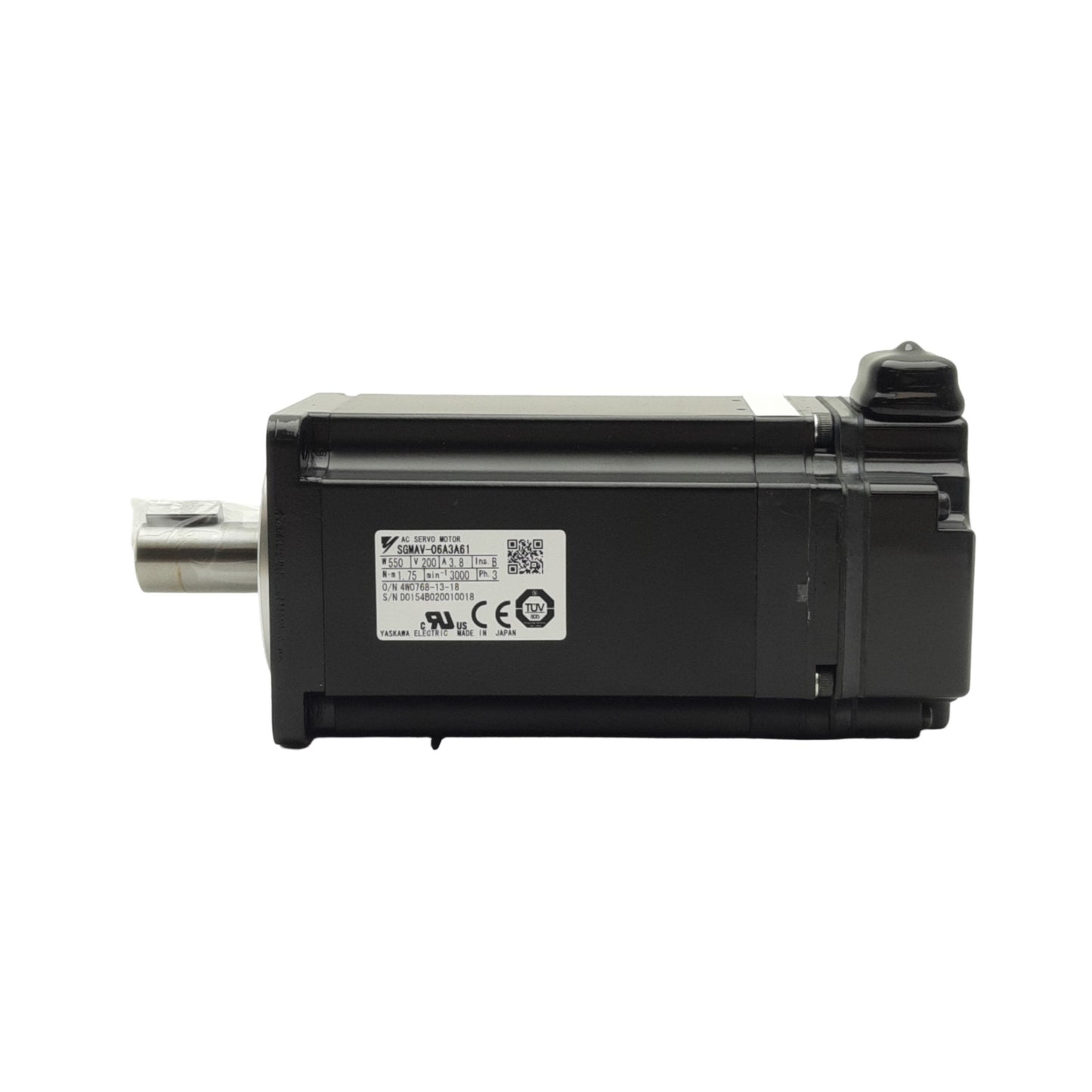 New Yaskawa SGMAV-06A3A61 Sigma 5 Servo Motor 550W, 200VAC 3.8A, 3000RPM, 1.75Nm