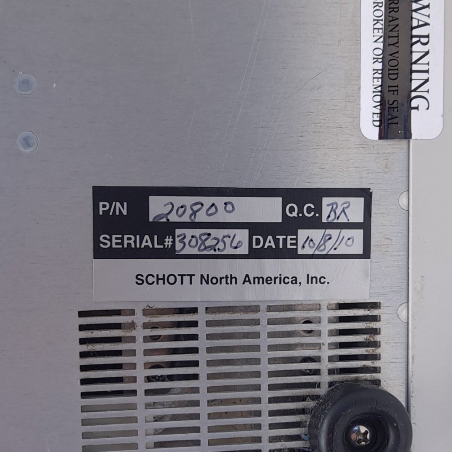 Used Schott 20800 DCR III EKE Fiber Optic Light Source, ø18mm, 150W, 90-250VAC 2.5A