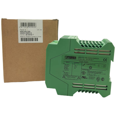 New Phoenix Contact MINI-PS-100-240AC/24DC/4 Power Supply Unit, 96W, DIN Mount