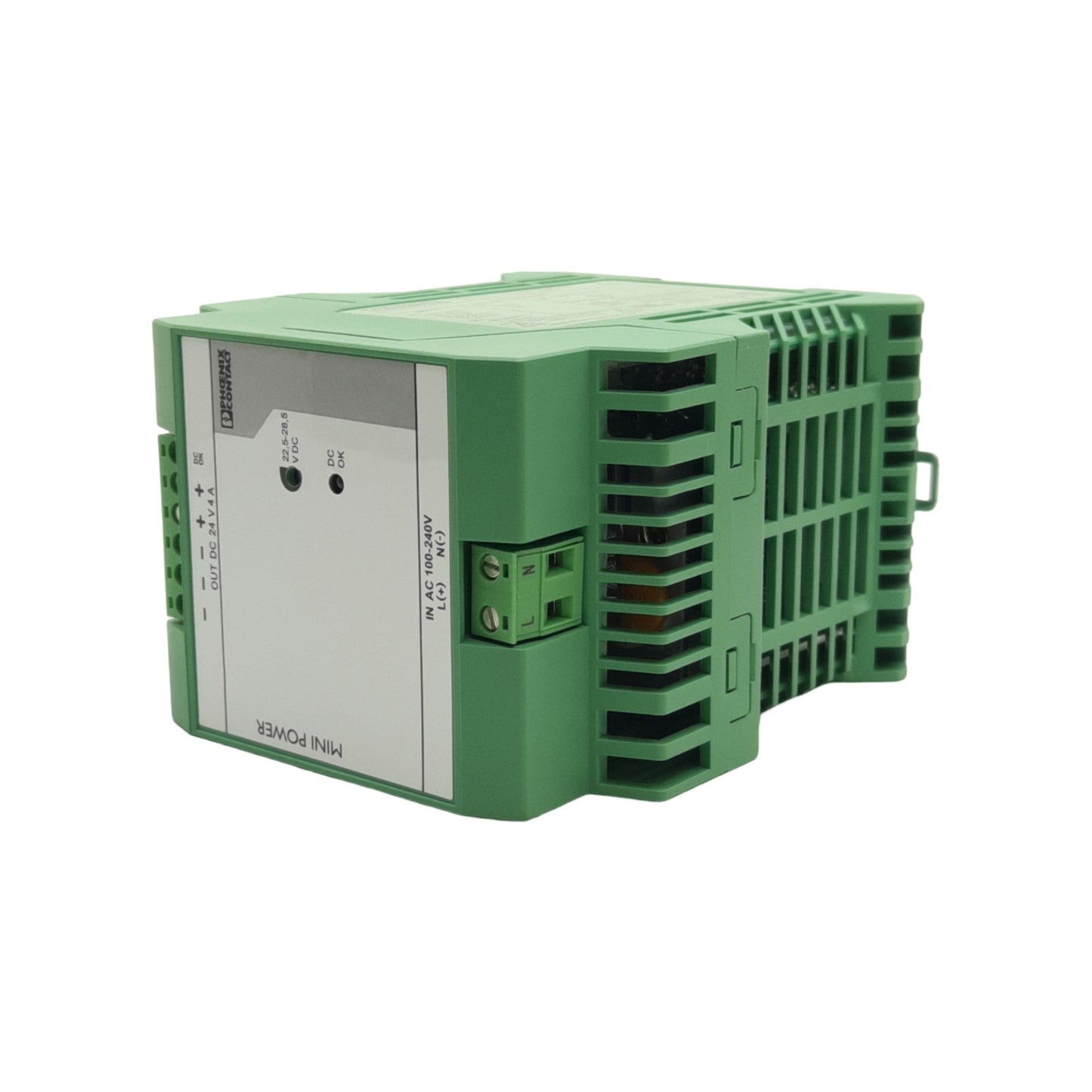 New Phoenix Contact MINI-PS-100-240AC/24DC/4 Power Supply Unit, 96W, DIN Mount