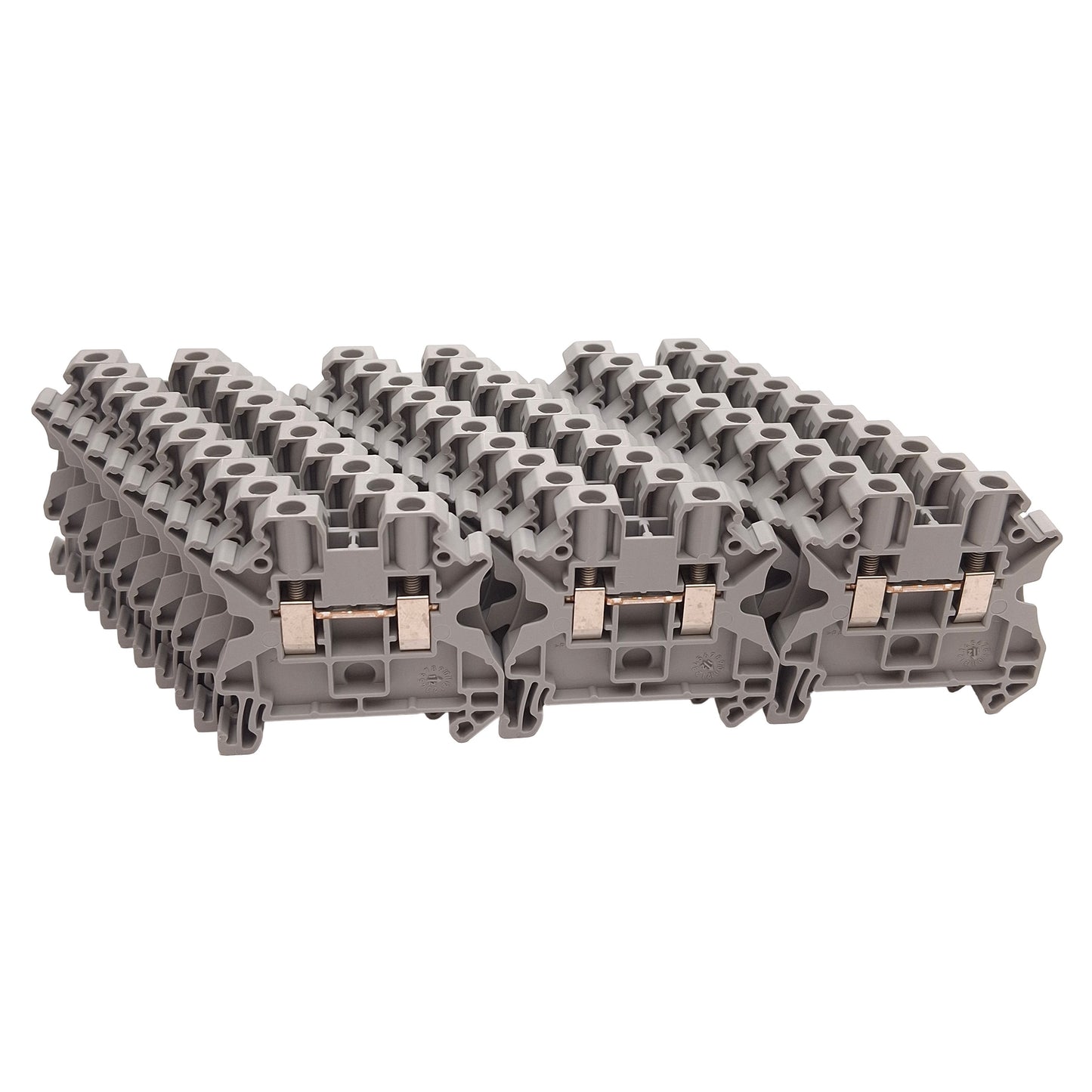 New – Open box Lot of 30 Phoenix Contact 3044102 Terminal Block, 2-Position, 6.2mm, 600V 30A