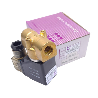 New STC 2W035-1/4-2-D Solenoid Valve, 2-Way N.C. Direct Acting, 1/4 NPT, 150PSI, 24V
