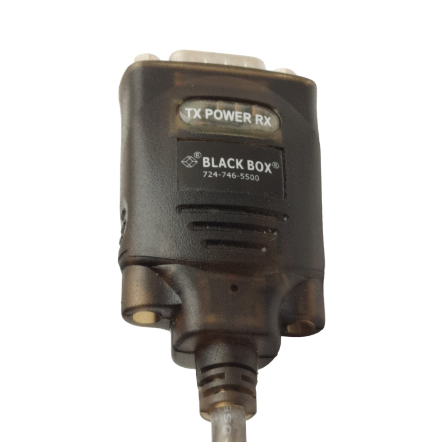 Used Black Box IC199A-R3 USB to RS232 Converter, 1-Port, DB9 Male to USB-A Male