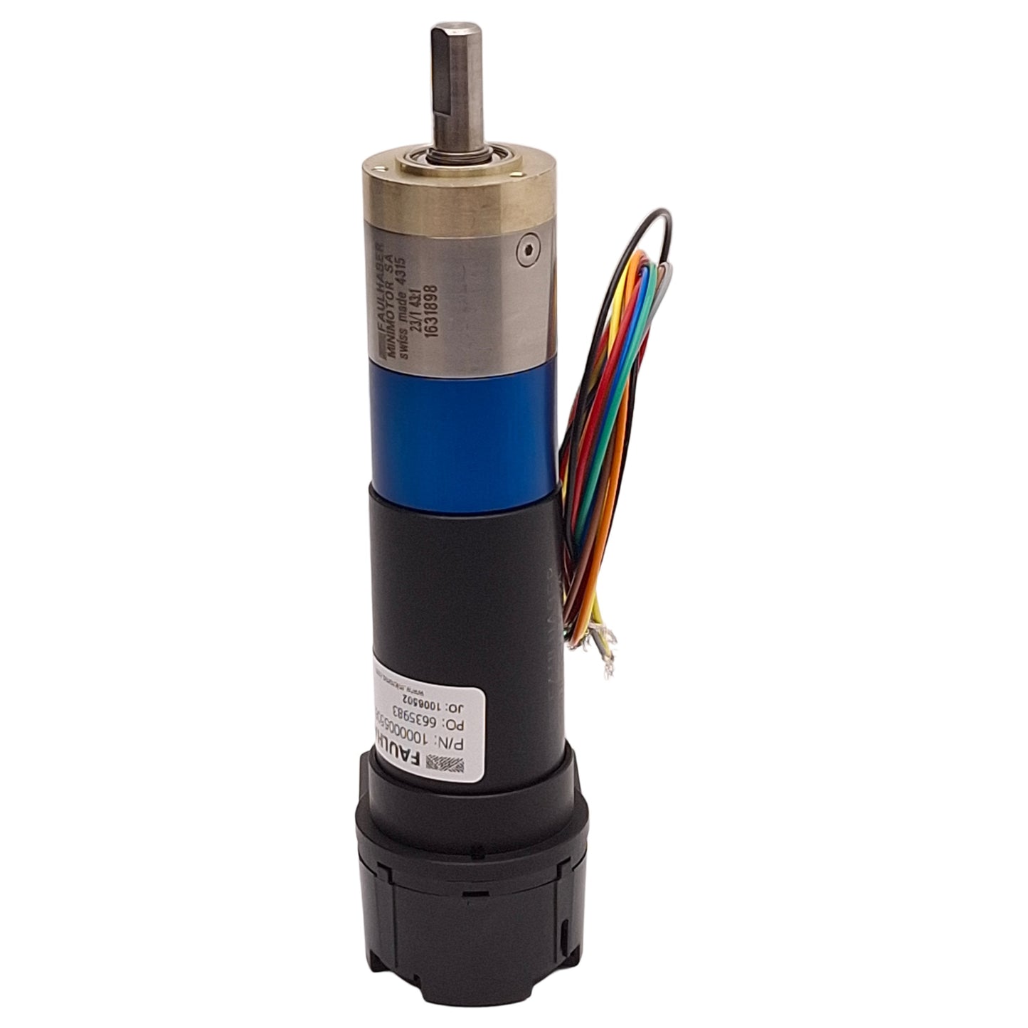 Used Faulhaber 2444S024BK312 DC Gearmotor, 43:1 4000RPM, ø6mm Shaft, 1000CPR, 24VDC