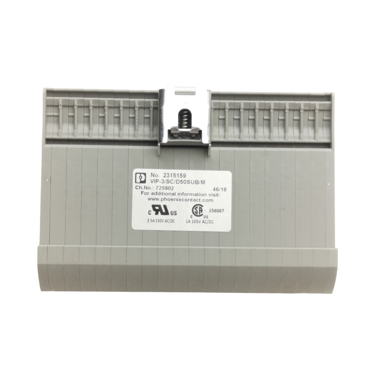 New Phoenix Contact VIP-3/SC/D50SUB/M Breakout Board, DB50M to Screw Terminals