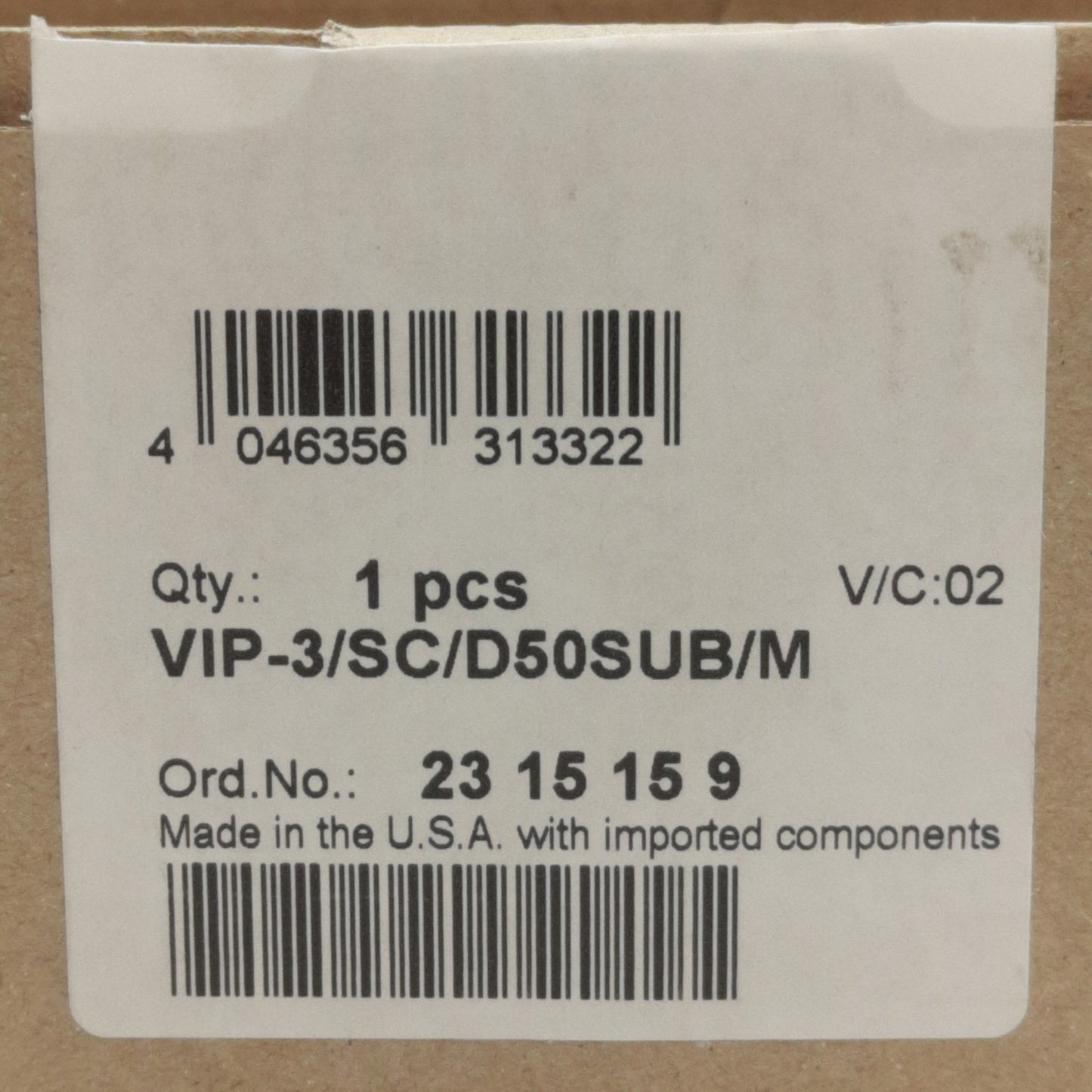 New Phoenix Contact VIP-3/SC/D50SUB/M Breakout Board, DB50M to Screw Terminals