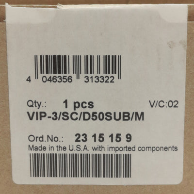 New Phoenix Contact VIP-3/SC/D50SUB/M Breakout Board, DB50M to Screw Terminals
