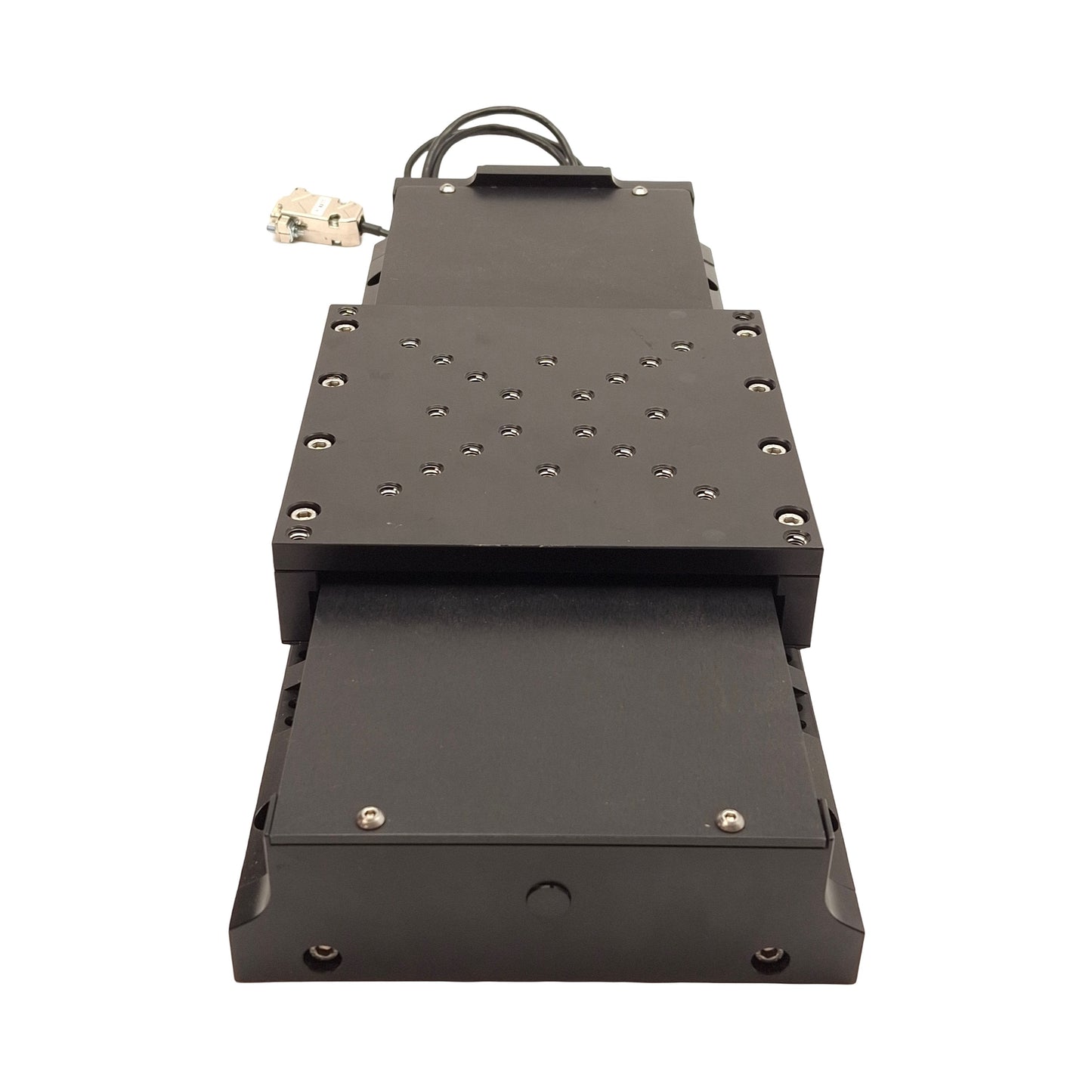 Used Aerotech PRO165-05MM-200 Linear Stage 5mm Lead, 200mm Stroke, 165x162mm, NEMA 23