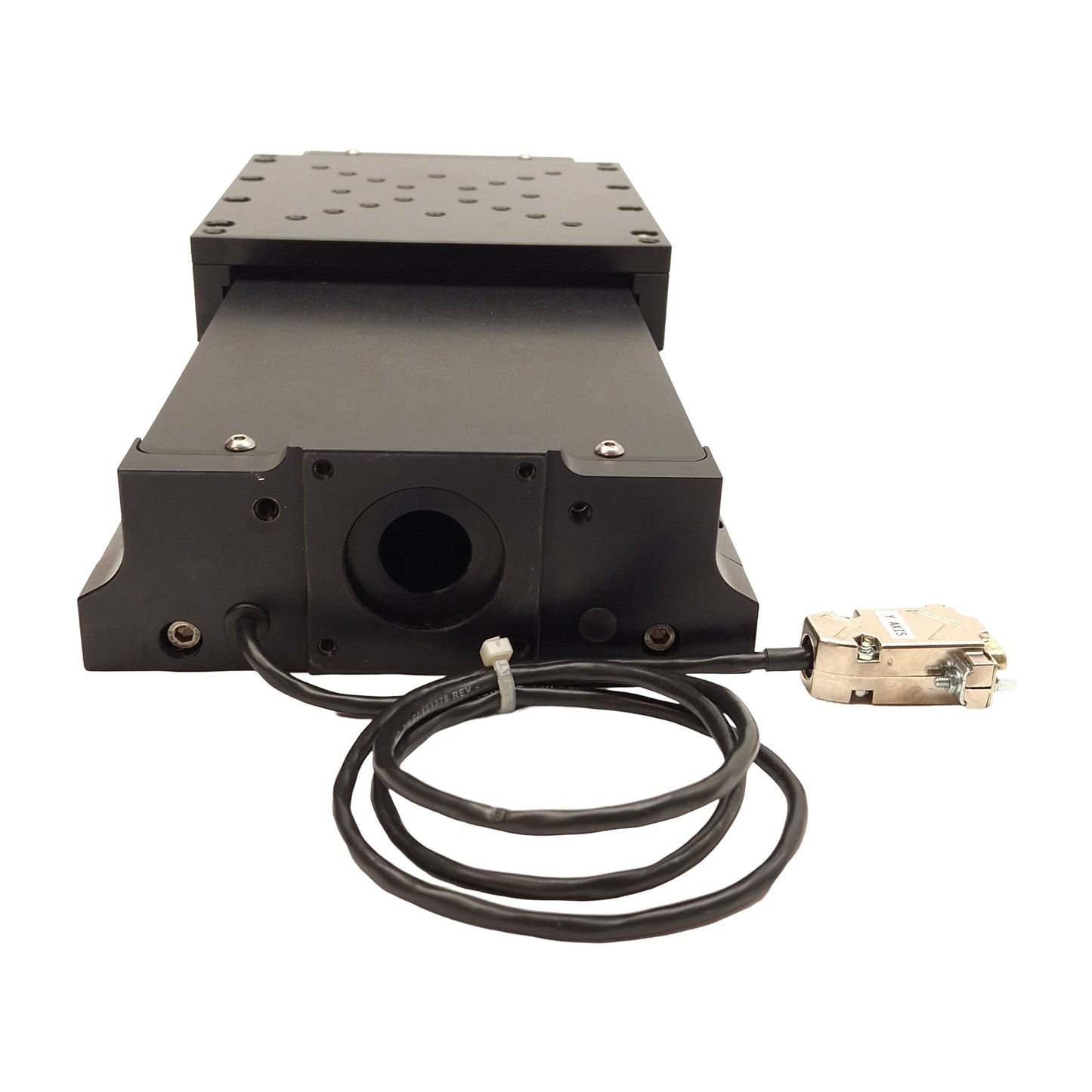 Used Aerotech PRO165-05MM-200 Linear Stage 5mm Lead, 200mm Stroke, 165x162mm, NEMA 23