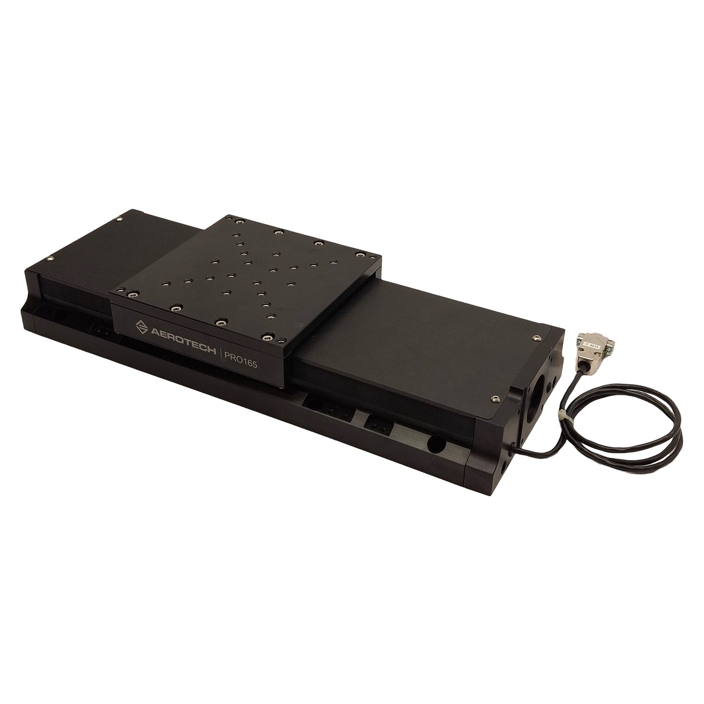 Used Aerotech PRO165-05MM-200 Linear Stage 5mm Lead, 200mm Stroke, 165x162mm, NEMA 23