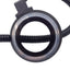 Used Leeds LRL-410 Fiber Optic Ringlight, ø66mm Ring, 48in Cable, ø0.364in Bundle