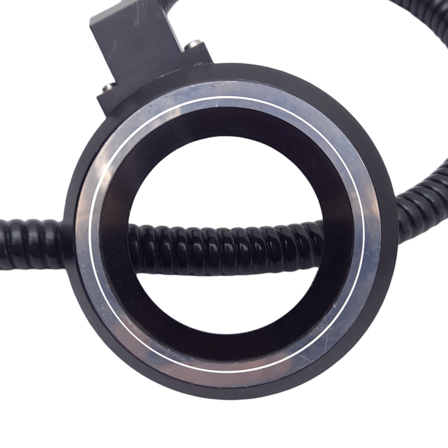 Used Leeds LRL-410 Fiber Optic Ringlight, ø66mm Ring, 48in Cable, ø0.364in Bundle