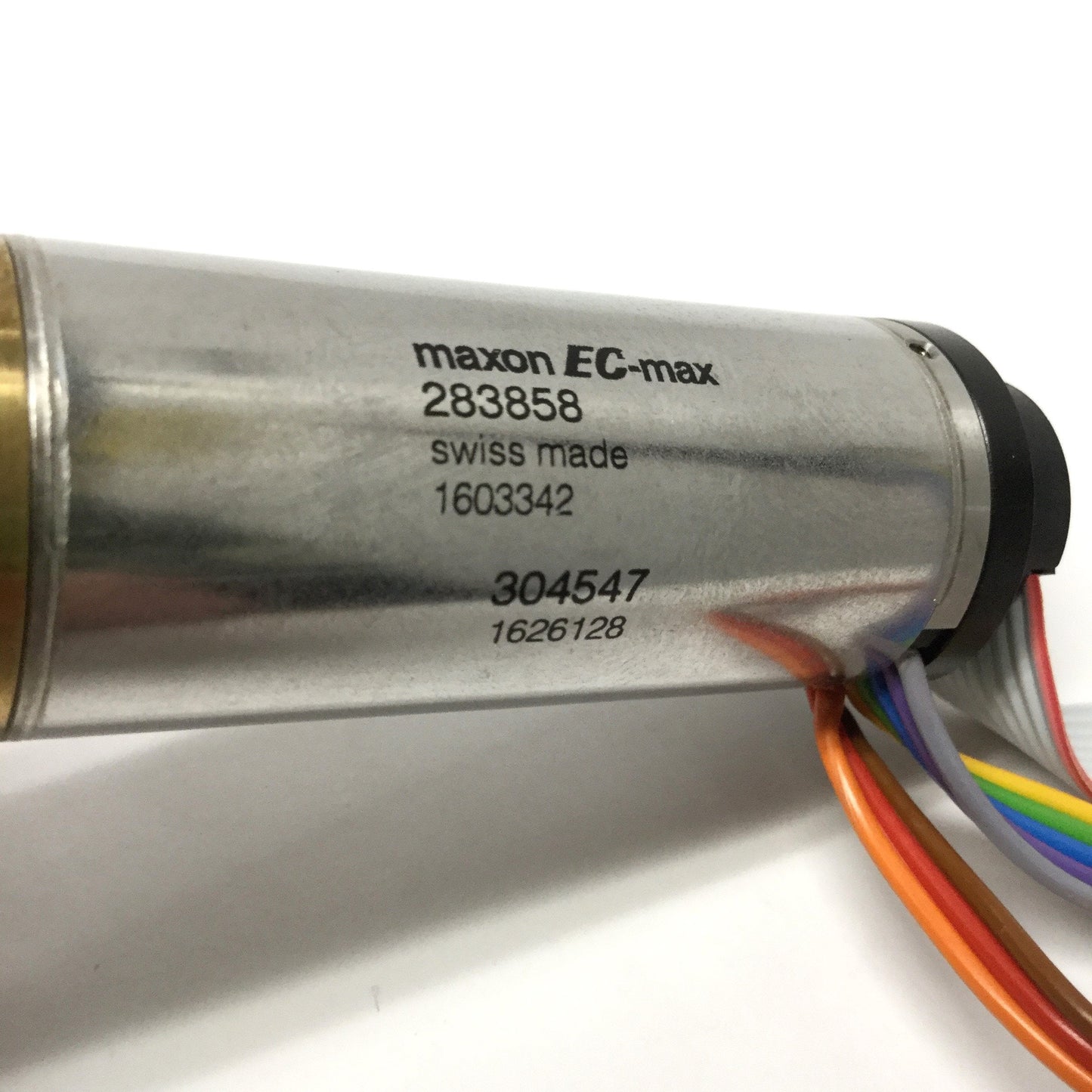 Used Maxon 283858 22mm EC-Max Brushless Motor 24VDC, 25W, 12900 RPM, w/Gear Head 14:1