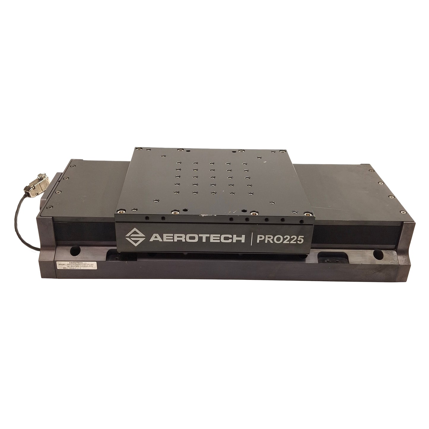 Used Aerotech PRO225-05MM-0100 Linear Stage 5mm/rev, 100mm Stroke, 250x225mm, NEMA 34