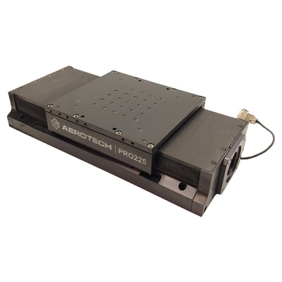 Used Aerotech PRO225-05MM-0100 Linear Stage 5mm/rev, 100mm Stroke, 250x225mm, NEMA 34
