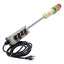 Used Signaworks ASTLB-110-3 LED Light Tower w/ Alarm, ø56mm, Red Yellow Green, 24VDC