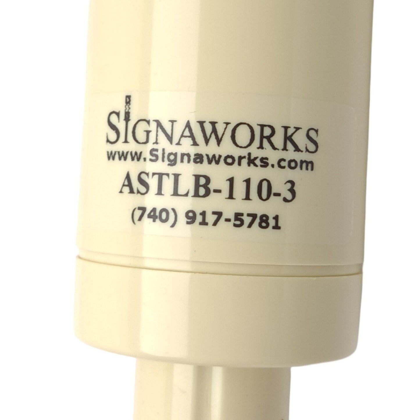 Used Signaworks ASTLB-110-3 LED Light Tower w/ Alarm, ø56mm, Red Yellow Green, 24VDC
