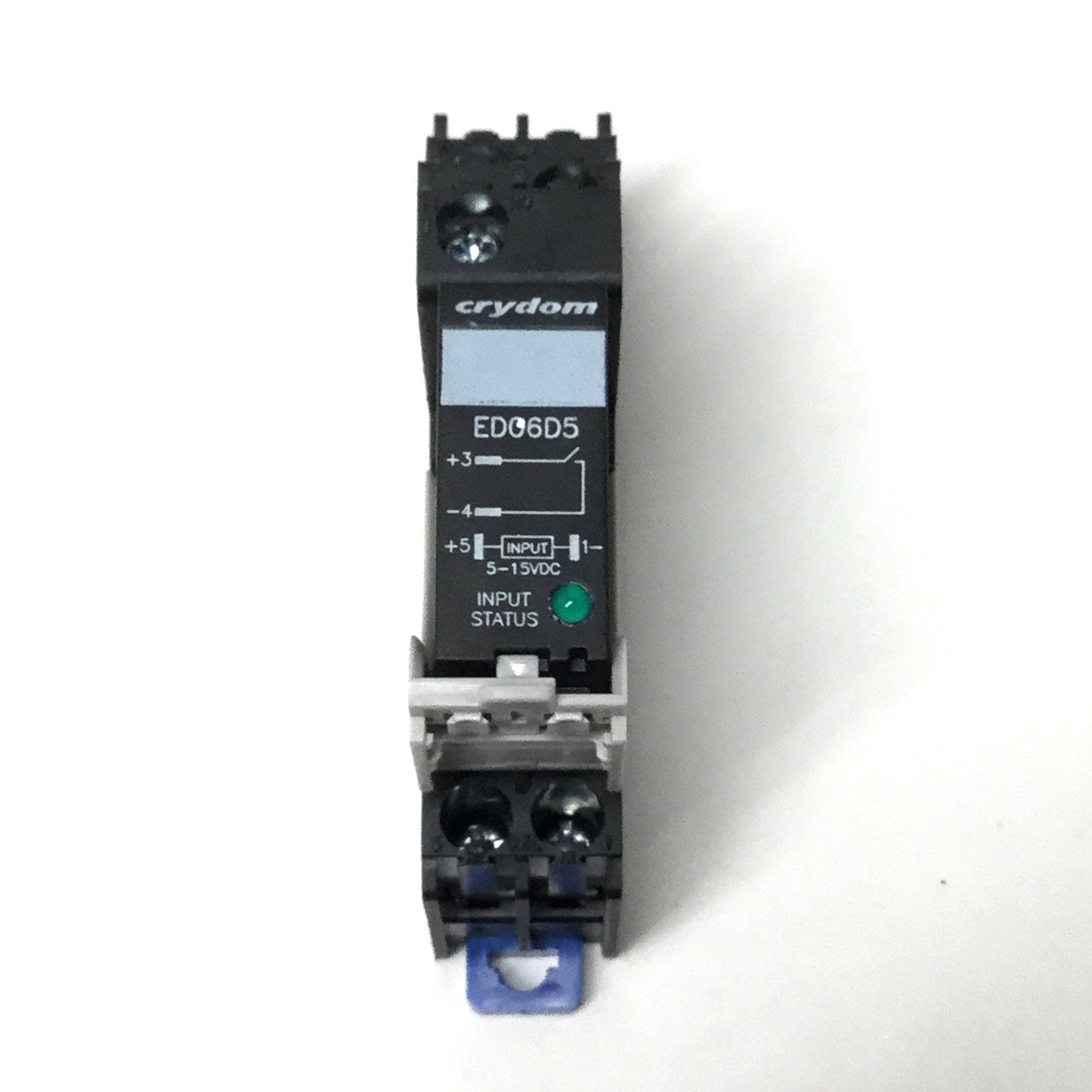 Used Crydom ED06D5 Solid State Relay SSR 5-15VDC Control Input, 5A 48VDC Out w/Socket