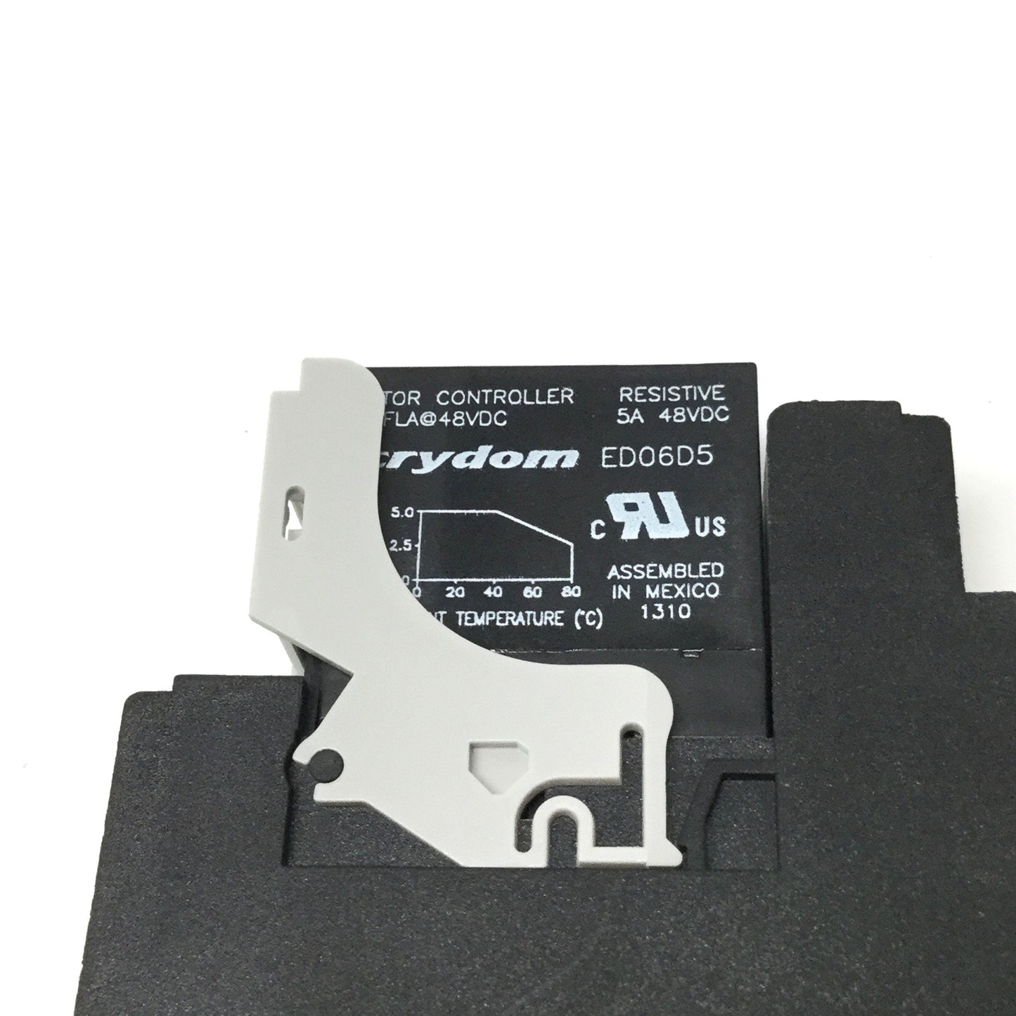 Used Crydom ED06D5 Solid State Relay SSR 5-15VDC Control Input, 5A 48VDC Out w/Socket