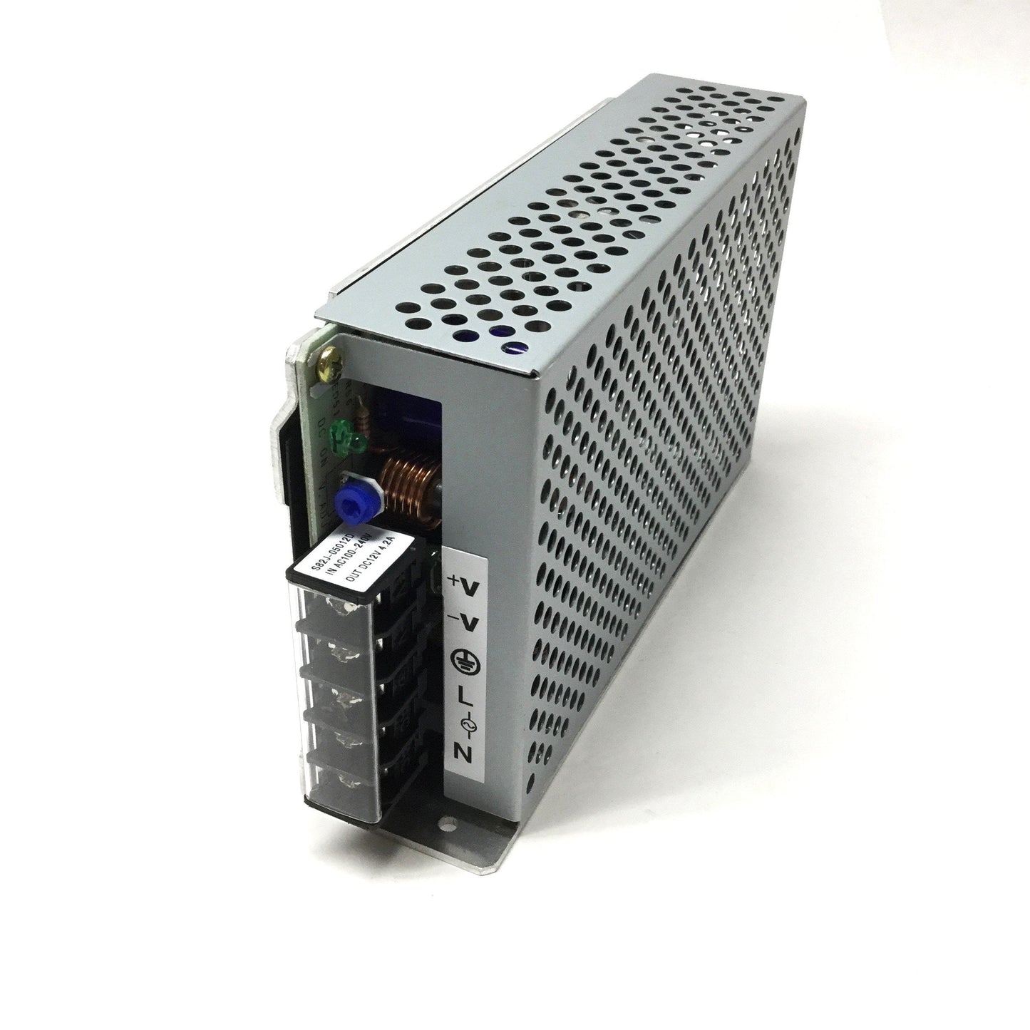 New – Open box Omron S82J-05012D Switching Power Supply, 100-240VAC 1.2A In, 12VDC 4.2A Output