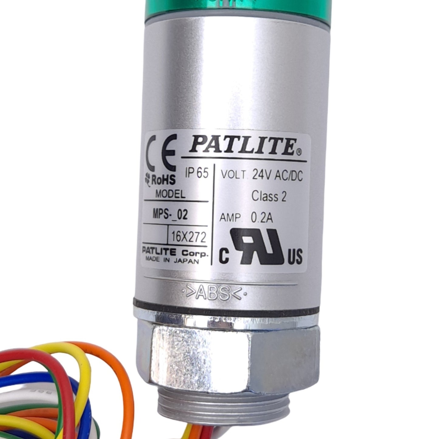 New Patlite MPS-302-RYG Light Tower Indicator, ø30mm, Red Yellow Green, 24V AC/DC