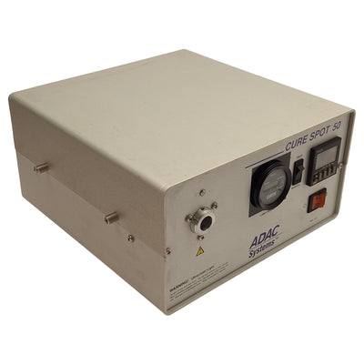 Used Dymax 38860 ADAC Systems Cure Spot 50 Ultraviolet Curing Unit, 50W, 115VAC 3A