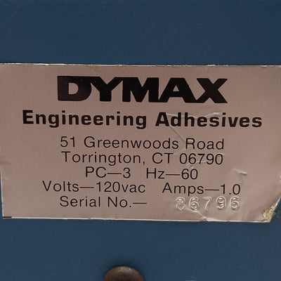 Used Dymax PC-3 Light-Welder UV Curing Light Source w/ Foot Switch 120VAC 1A, 50W
