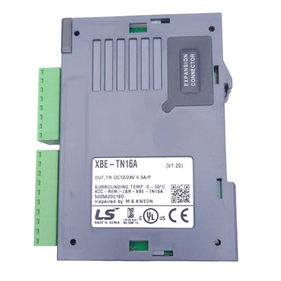 New LS Electric XBE-TN16A PLC Digital Transistor Output Module, Sink 16-Point, 24VDC
