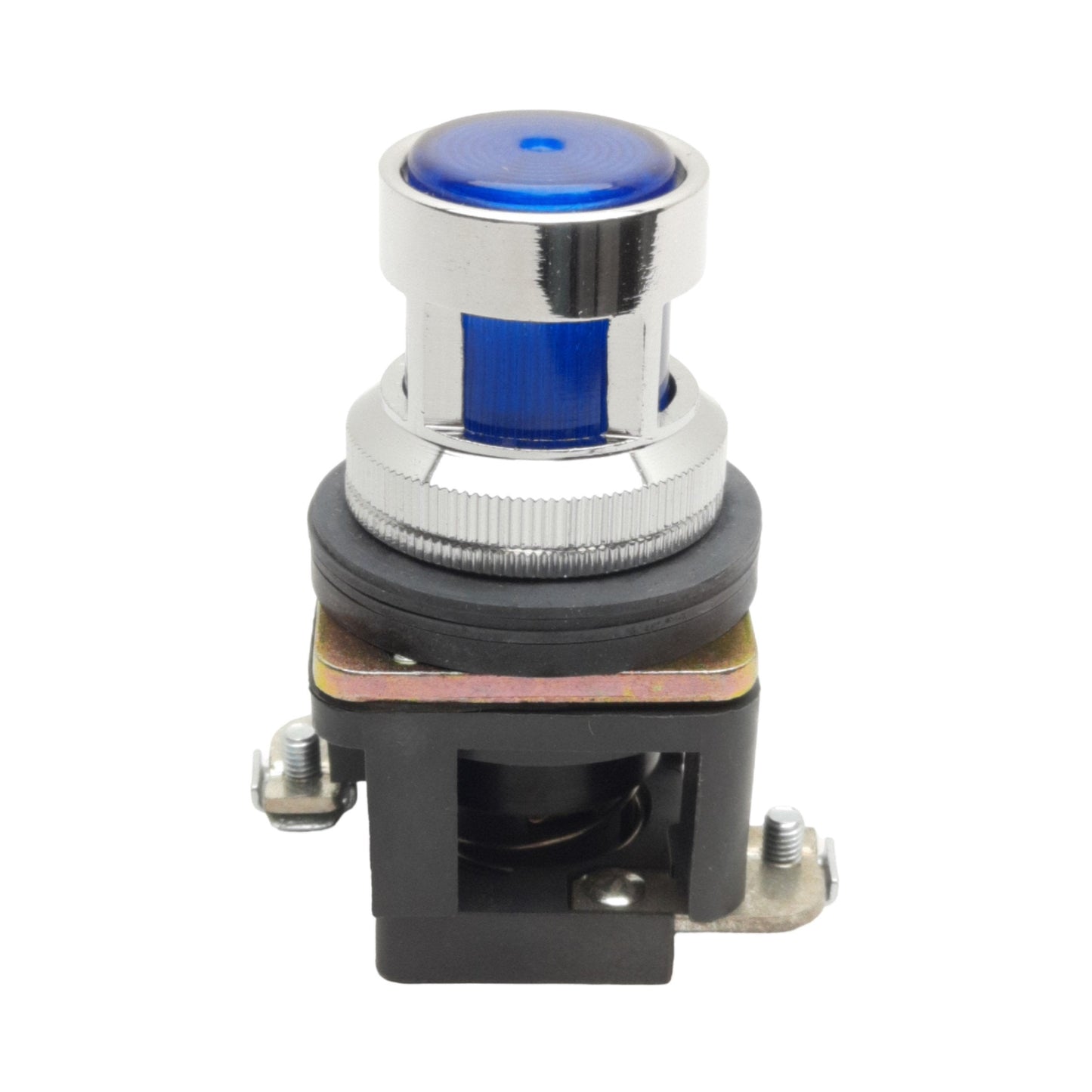 New Altech ALF6LB-024 Illuminated Pushbutton, Blue LED, 1 NC, 30mm, 24VAC/DC 10A