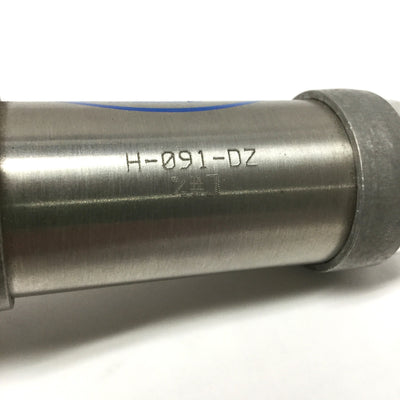 Used Bimba H-091-DZ Hydraulic Cylinder, Ø1-1/16" Bore, 1" Stroke, 1/8" NPT, 500psi