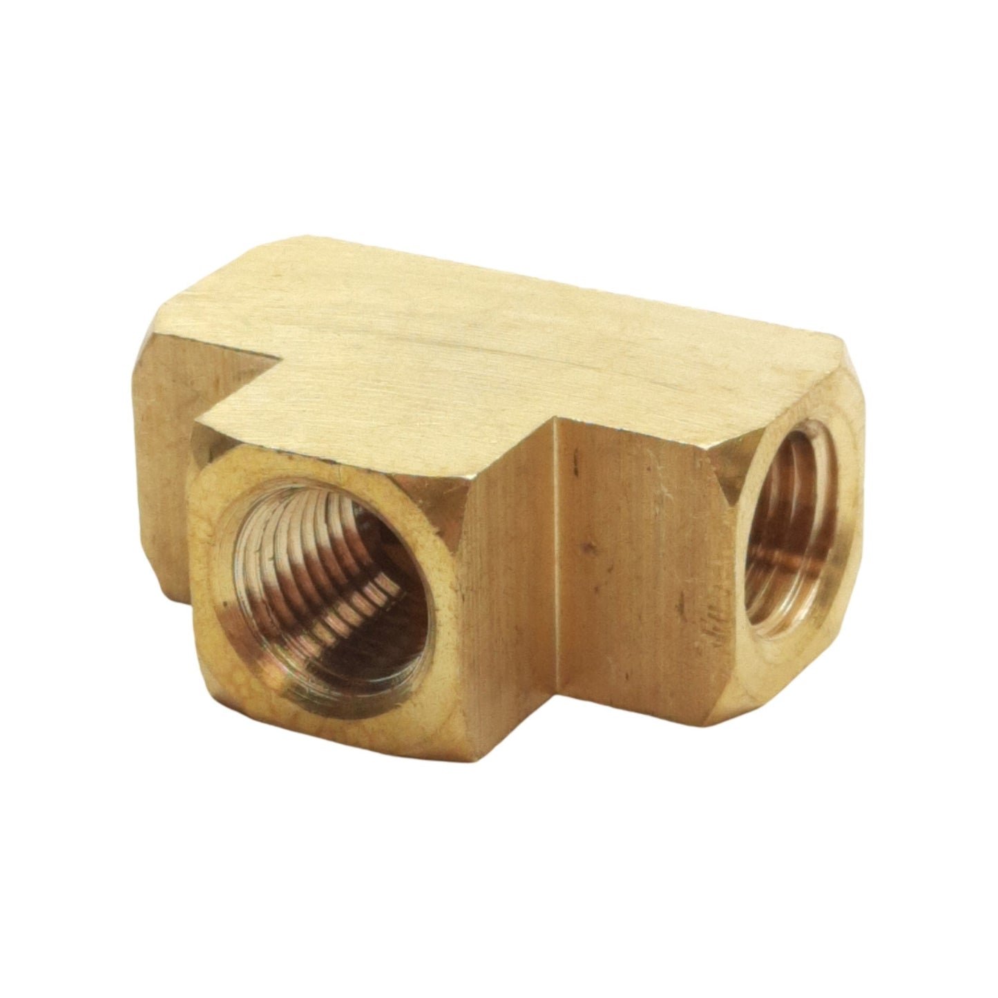 New Lot of 10 Midland 28025 Union Tee 1/4in x 1/4in x 1/4in Female NPTF 1200psi