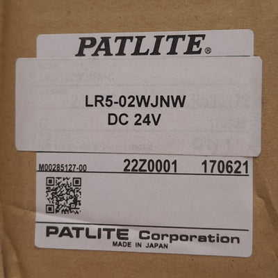 New Patlite LR5-02WJNW Light Signal Tower Base Unit, ø50mm, 24VDC, 1m Cable