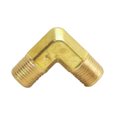 New Lot of 10 Midland 28266 Brass Fitting Elbow, 1/8in x 1/8in Male NPTF, 1200psi