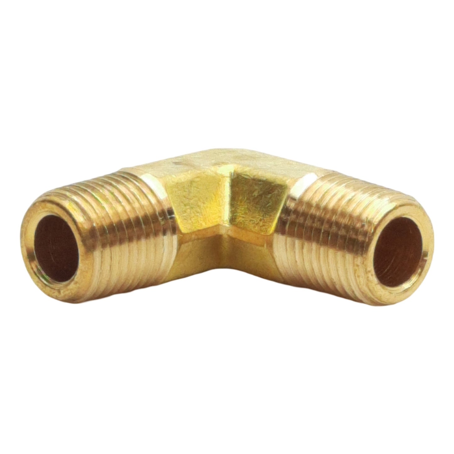 New Lot of 10 Midland 28266 Brass Fitting Elbow, 1/8in x 1/8in Male NPTF, 1200psi