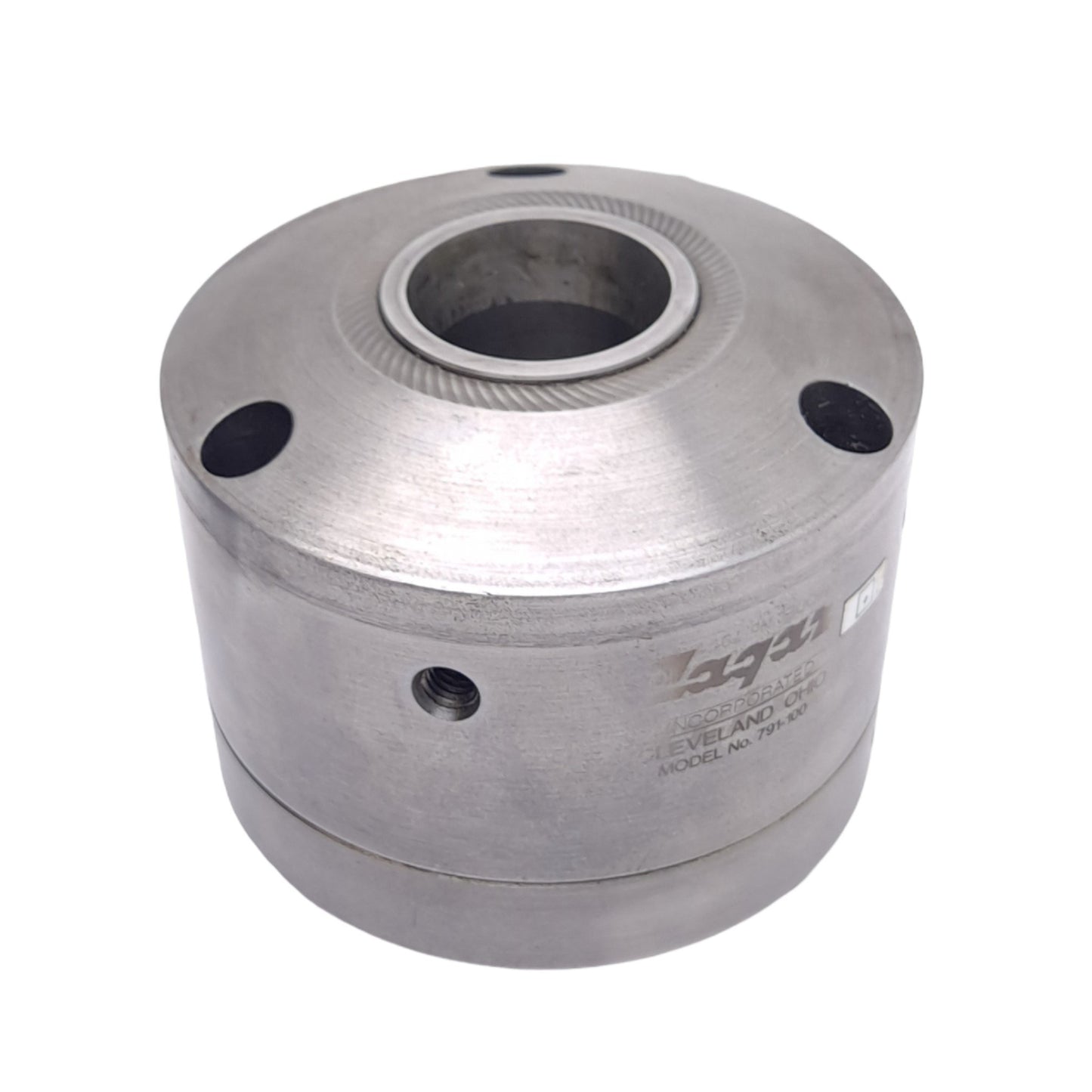 Used Zagar 791-100 Collet Holding Fixture, ø4.25in, 0.156in Stroke, 1/8 NPT, 1500 psi