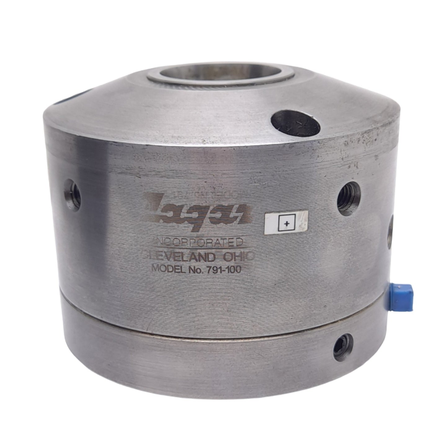 Used Zagar 791-100 Collet Holding Fixture, ø4.25in, 0.156in Stroke, 1/8 NPT, 1500 psi