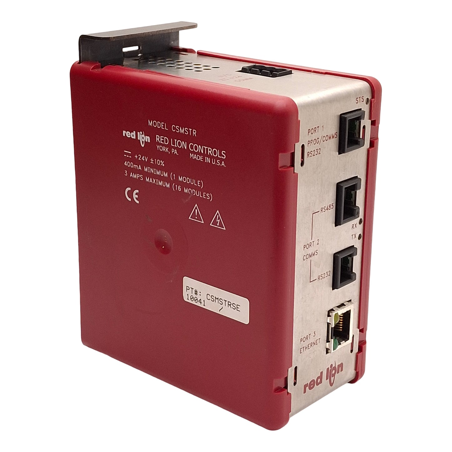 Used Red Lion CSMSTRSE PLC Modular Controller Series Master Unit, RS232/485, 24VDC