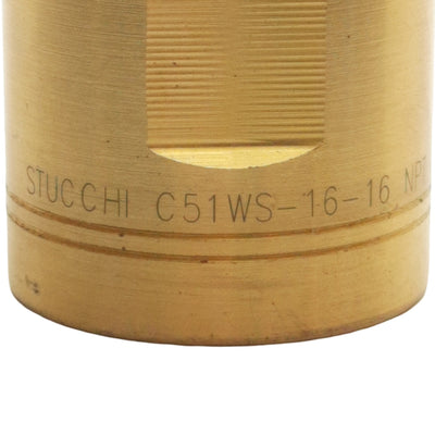 New Stucchi C51WS-16-16 Wing Nut Interchange Coupler, 1in Female NPT, 55gpm, 3000psi