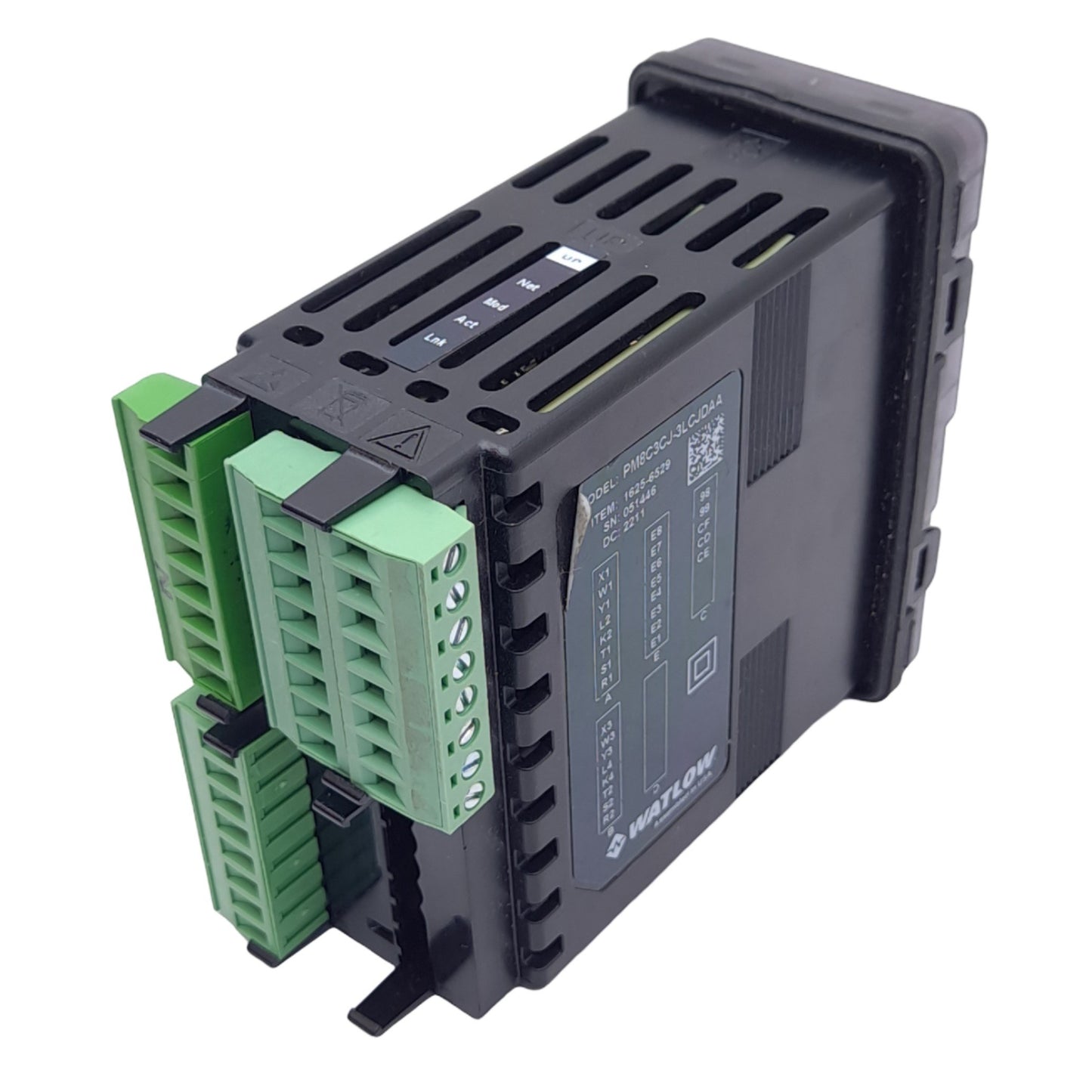 Used Watlow PM8C3CJ-3LCJDAA EZ-Zone PM Limit PID Controller, DC/Open, 5A Relay, 24V