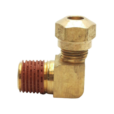 New Lot of 10 Midland 38092 Brass Fitting 90°, ø1/4in Tube OD 1/4in Male NPTF 150psi