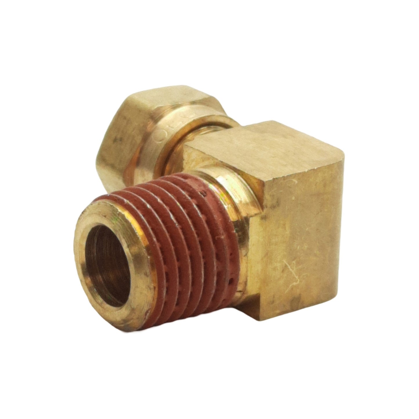 New Lot of 10 Midland 38092 Brass Fitting 90°, ø1/4in Tube OD 1/4in Male NPTF 150psi