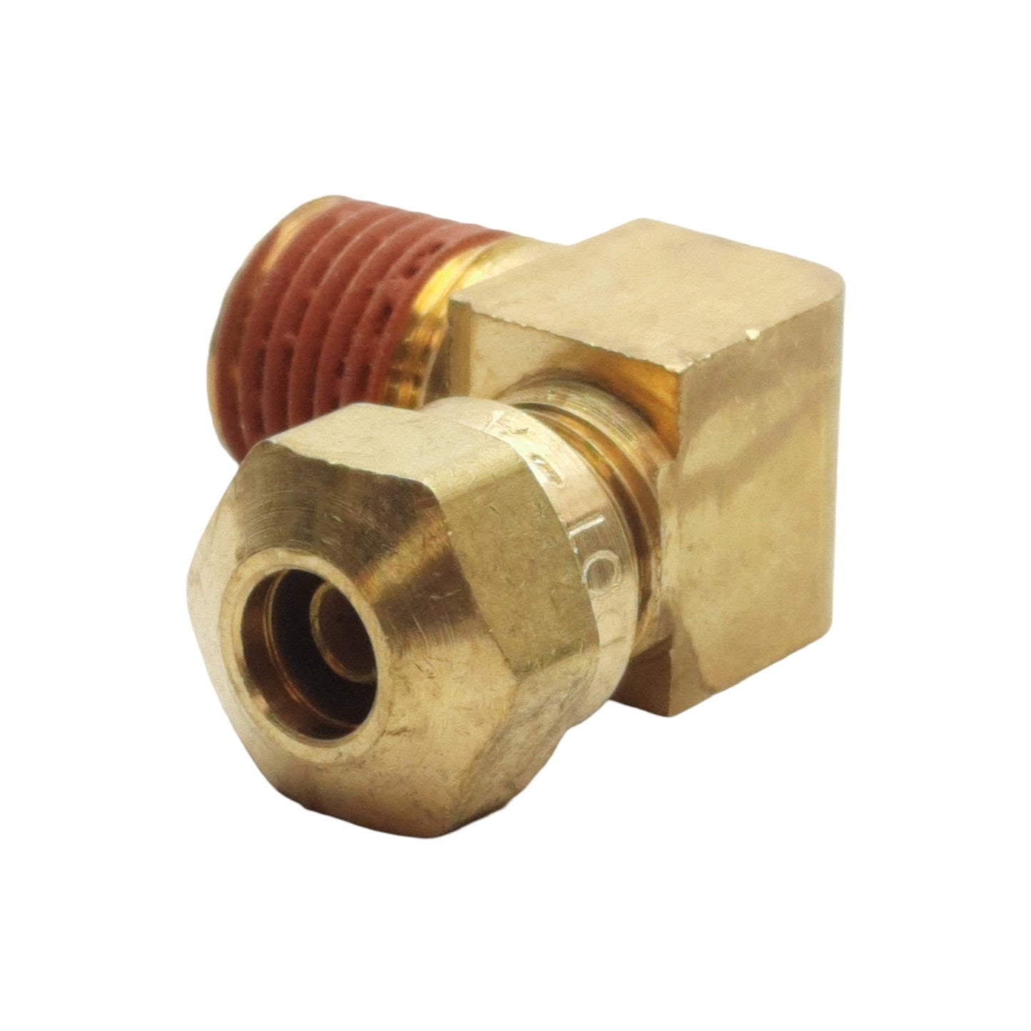 New Lot of 10 Midland 38092 Brass Fitting 90°, ø1/4in Tube OD 1/4in Male NPTF 150psi