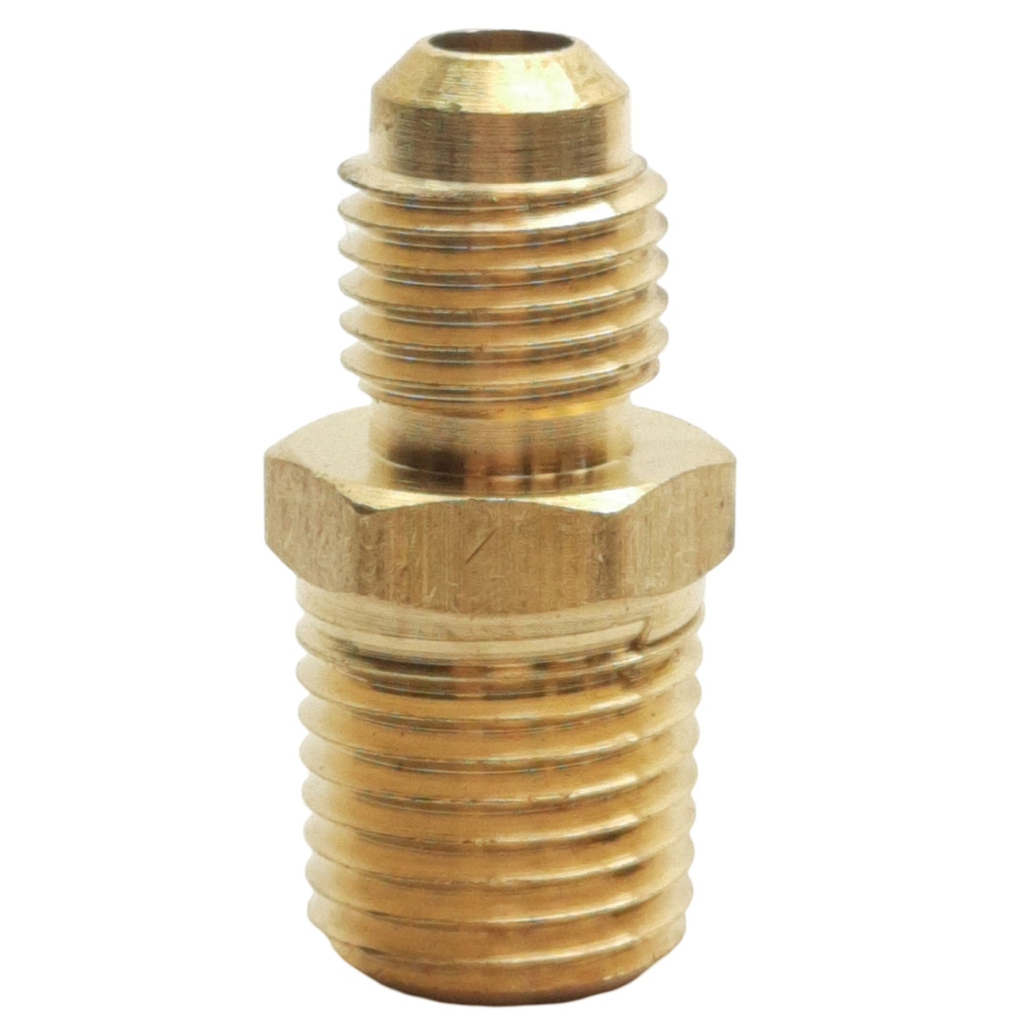 New Lot of 15 Midland 10256 Adapter Fitting, 1/4in Male SAE 45°, 1/4in Male NPTF