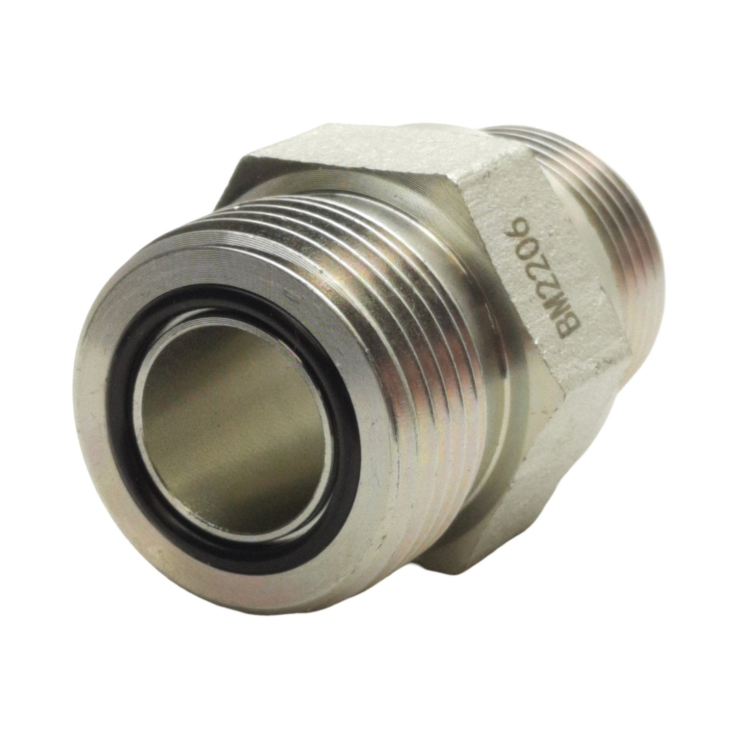 New Lot of 2 Brennan FS7709-12-12 Adapter Fitting, -12 Male ORFS, 3/4in Male BSPP