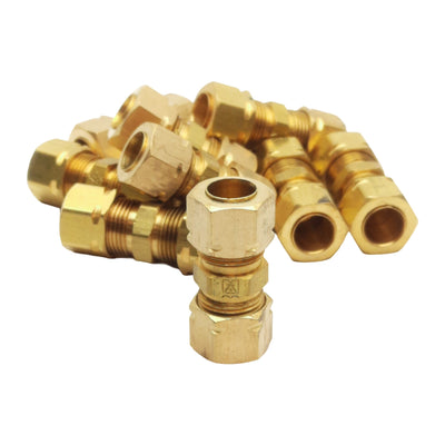 New Lot of 10 Midland 26066 Captive Sleeve Union ø3/8in x ø3/8in Compression Tube OD