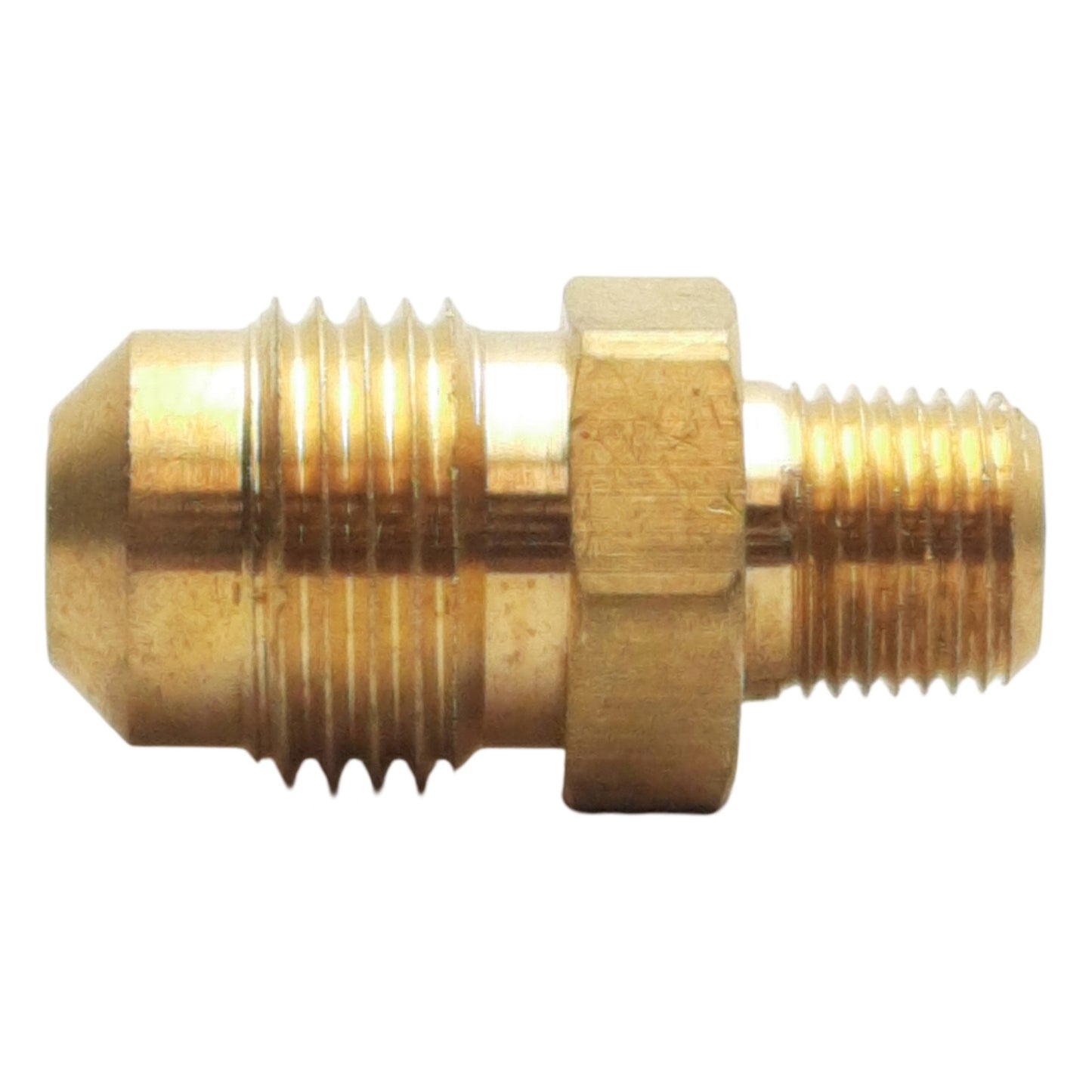 New Lot of 10 Midland 10262 Adapter Fitting, 3/8in Male SAE 45°, 1/8in Male NPTF